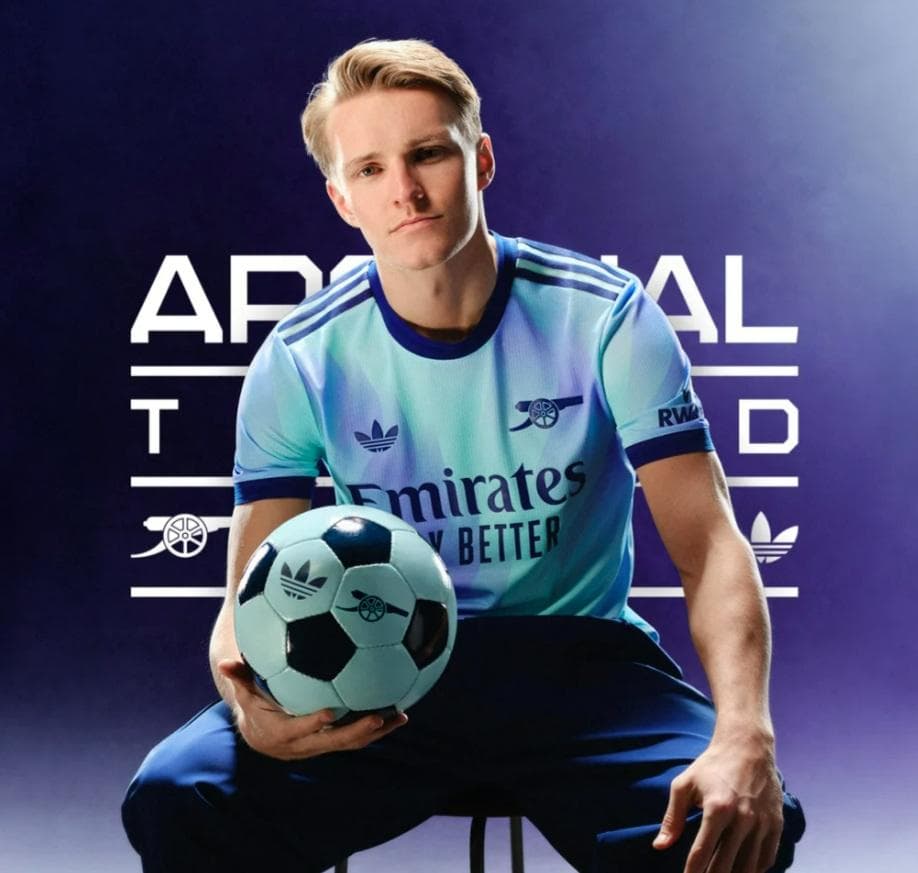 アーセナル　ウーデゴール　オーセンティック サード CL（M）2024-25