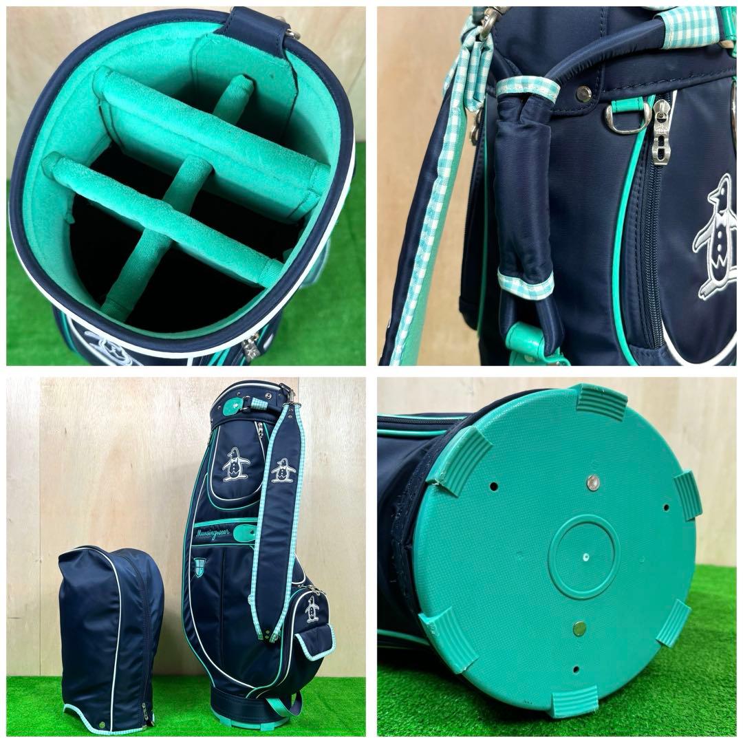 【美品】 Munsingwear キャディバッグ マンシングウェア 6分割