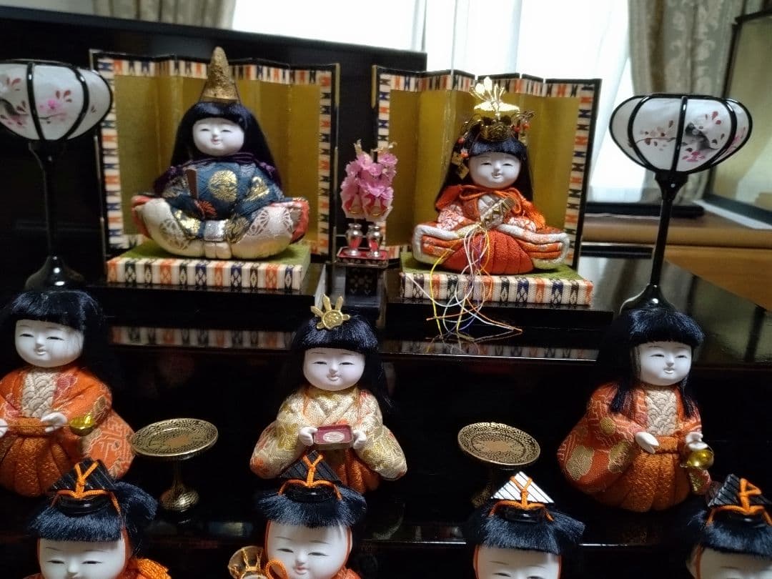 木目込みミニ雛人形