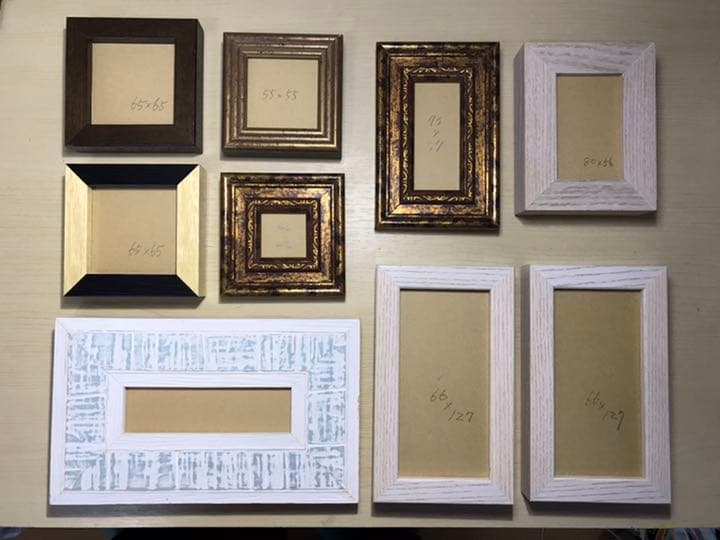 小さなフレーム 9点
