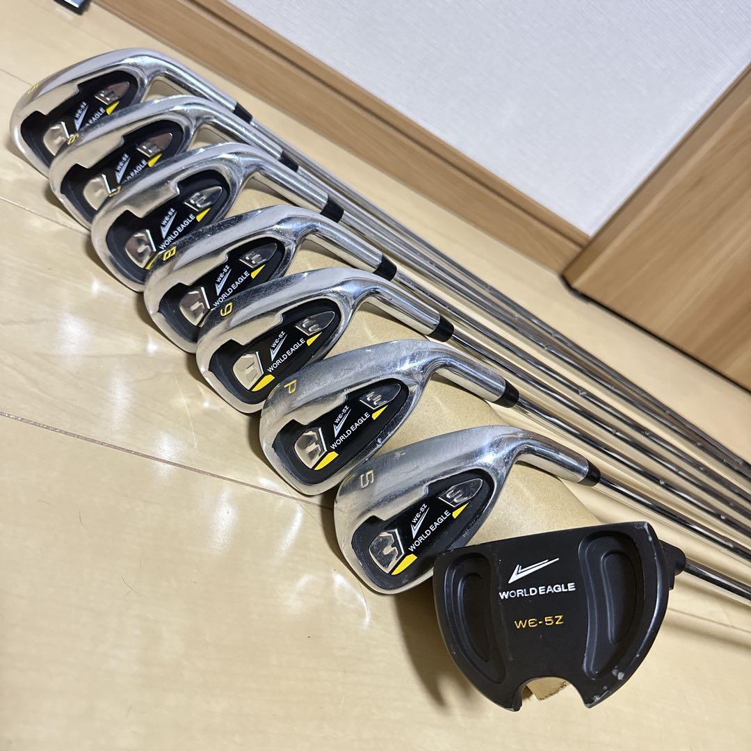 入門 WORLD EAGLE ワールドイーグル メンズ ゴルフセット S 右利き