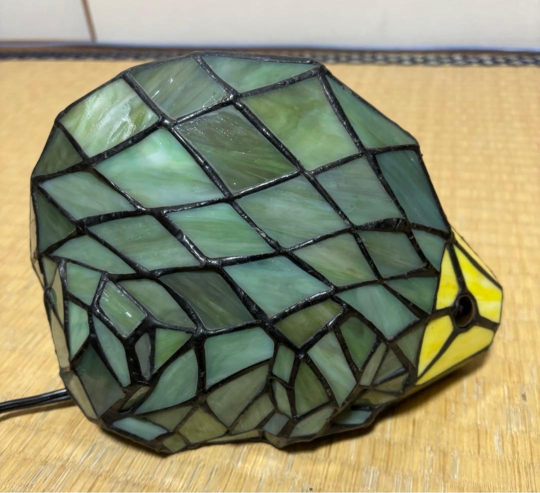 珍品 レア ハリネズミ ステンドグラス ランプ