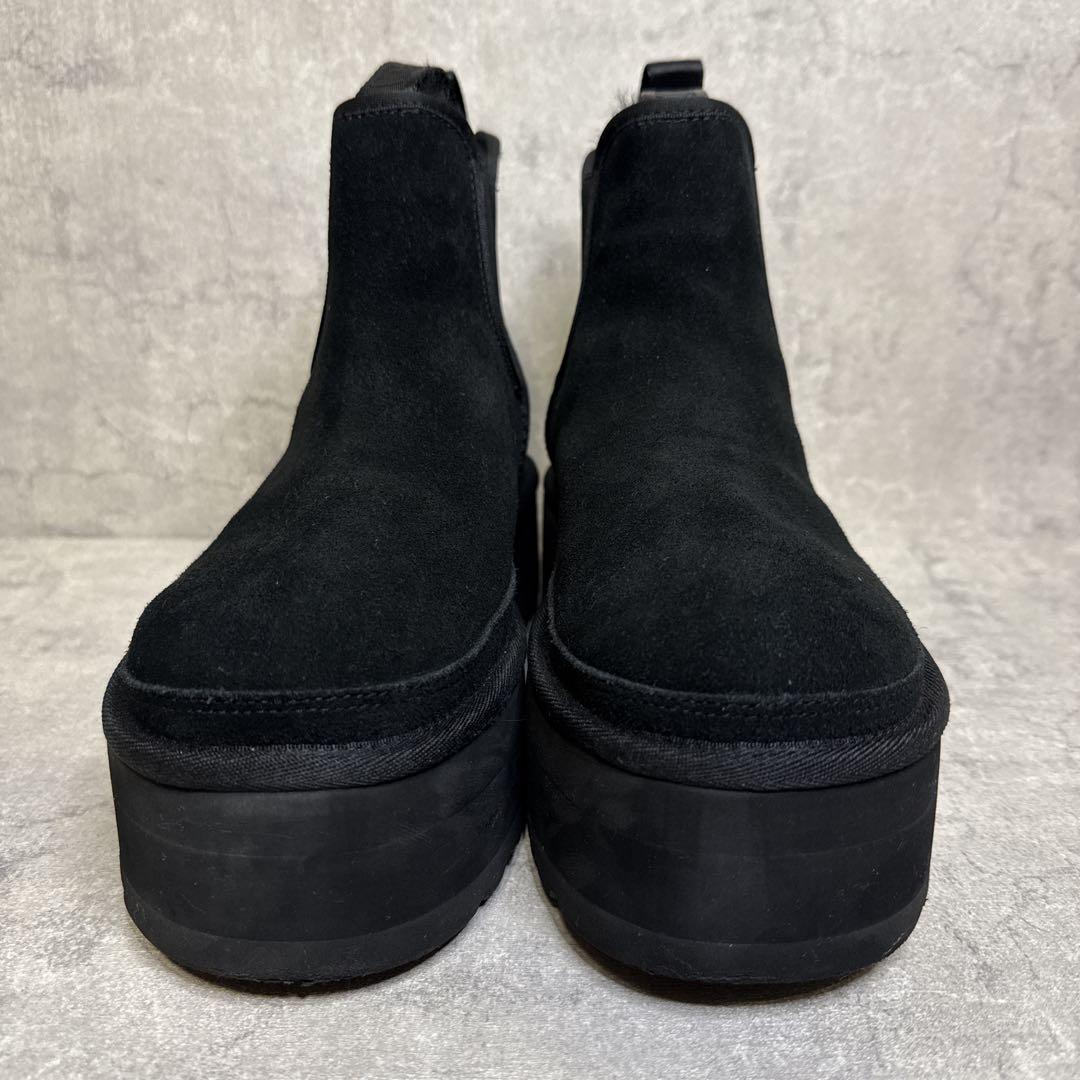 ＦUGG アグ ニューメル プラットフォーム チェルシー ブーツ 厚底 黒