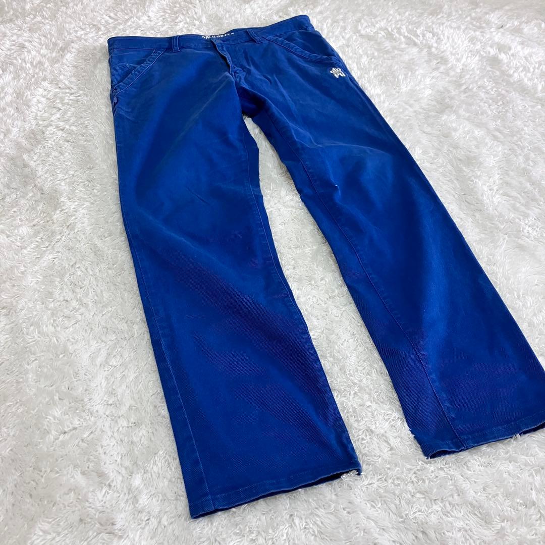 パーリーゲイツ ゴルフパンツ カラーデニム ストレッチ サイズ6