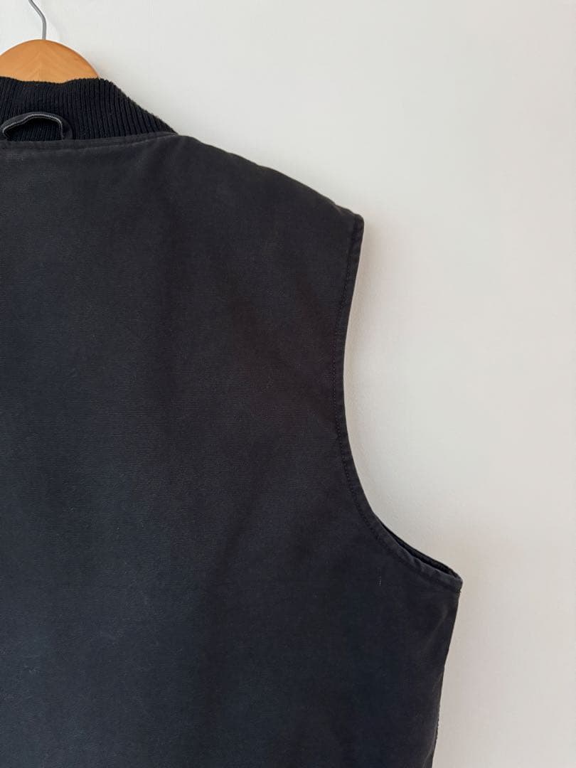 【希少】良品 ビッグスミス ダックベスト XL ブラック フェード ヴィンテージ