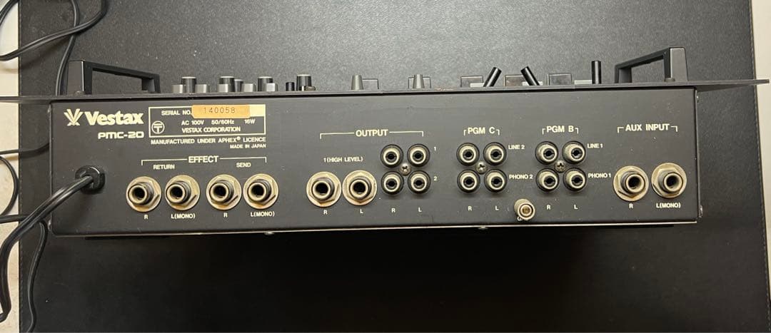 【DJミキサー】Vestax ベスタクス PMC20 PMC-20 PMC 20