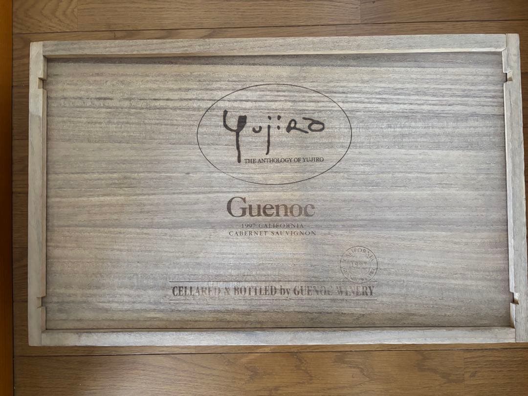 石原裕次郎メモリアルワイン6本セット 豪華木箱入り　1997年Guenoc