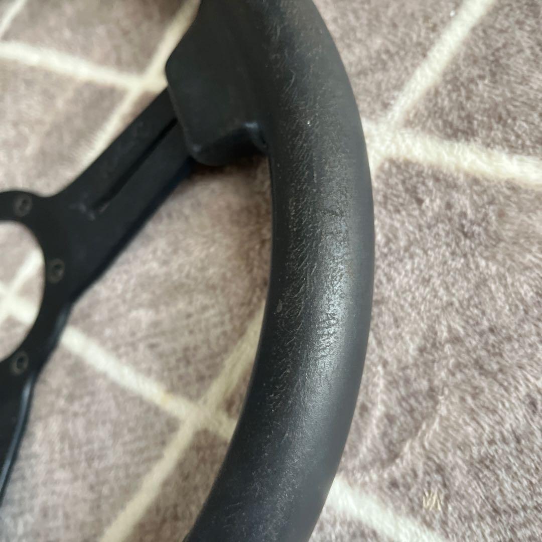 【中古】NARDI ナルディ クラシック ブラックレザー＆ブラックスポーク 33