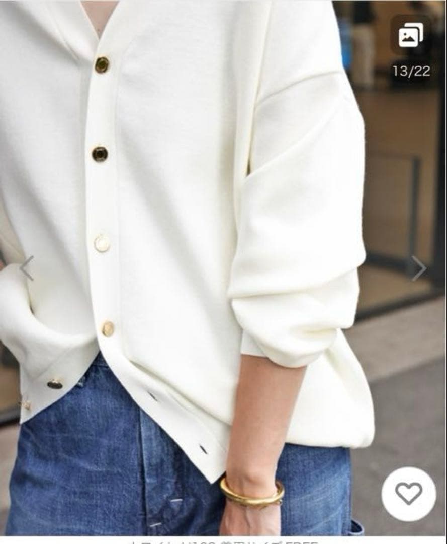 【タグ付未使用】Deuxieme Classe Heartrich カーディガン