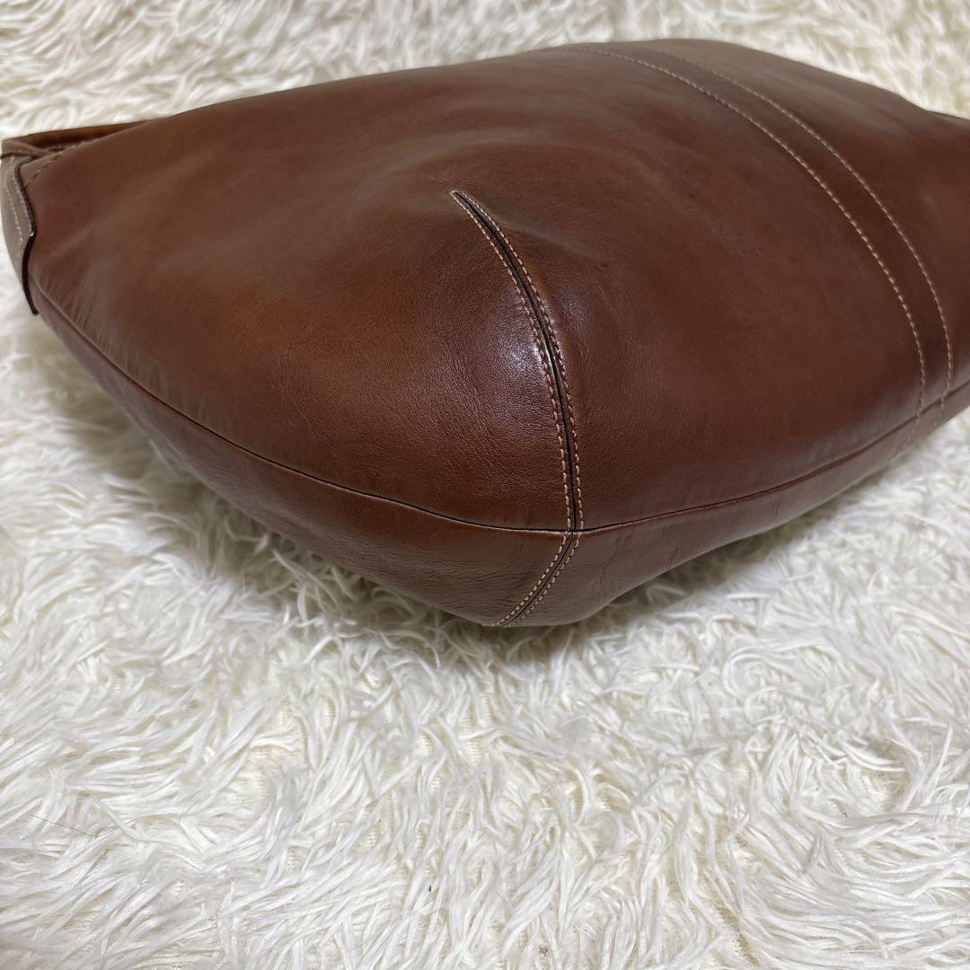 COACH ワンショルダーバッグ レザー 肩がけ ターンロック ホーボー