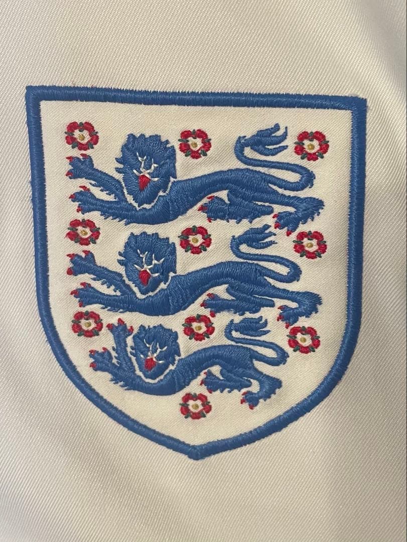 【希少】イングランド代表 アンブロ トレーニングトップ L デサント製 刺繍ロゴ