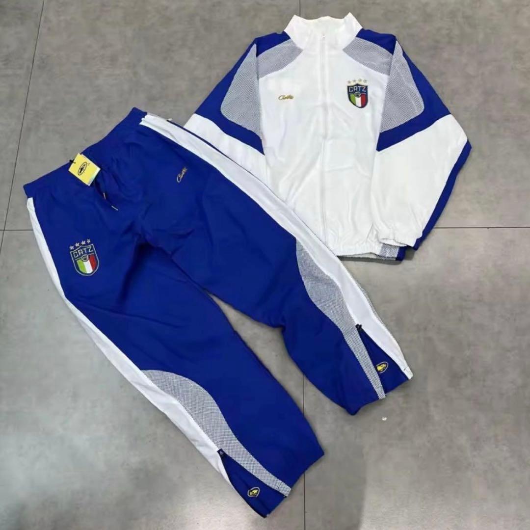 即日発送　corteiz セットアップ　ナイロン　コーテイズ　ブルー　M