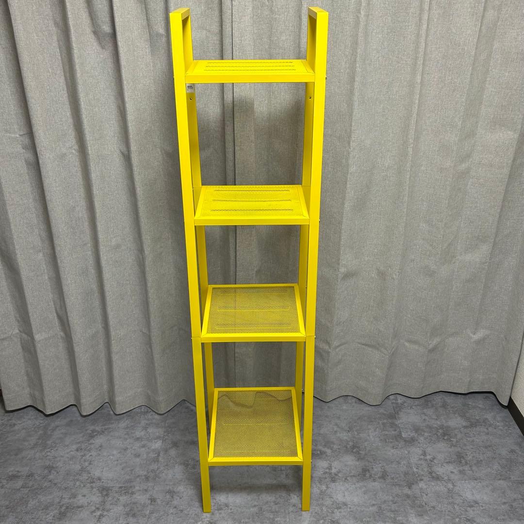 廃盤色 IKEA イケア LERBERG レールベリ イエロー 4段