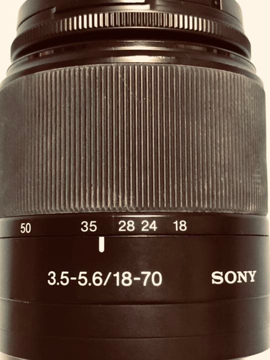 SONYのカメラの標準レンズ
