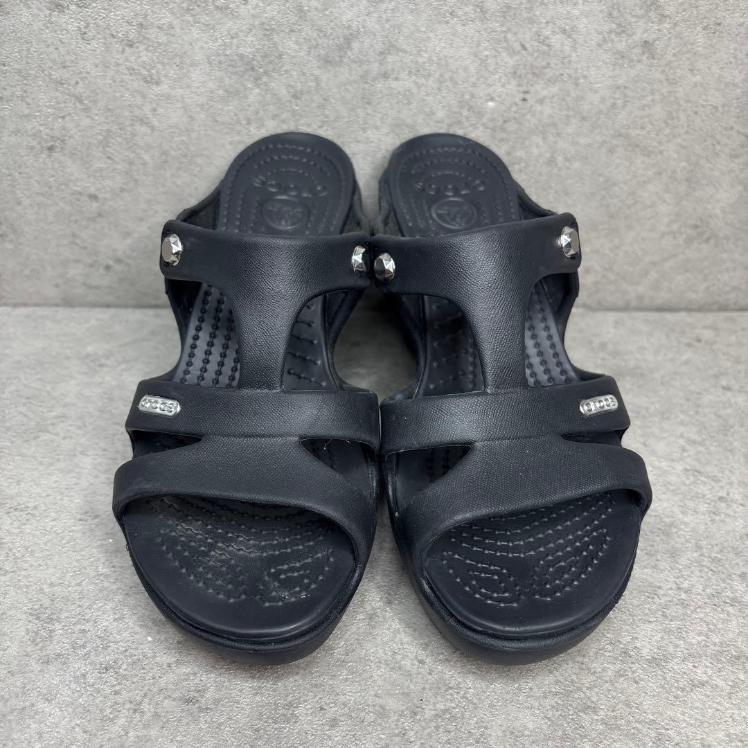 展示品未使用！Crocs Cyprus クロックス サイプラス ヒールサンダル