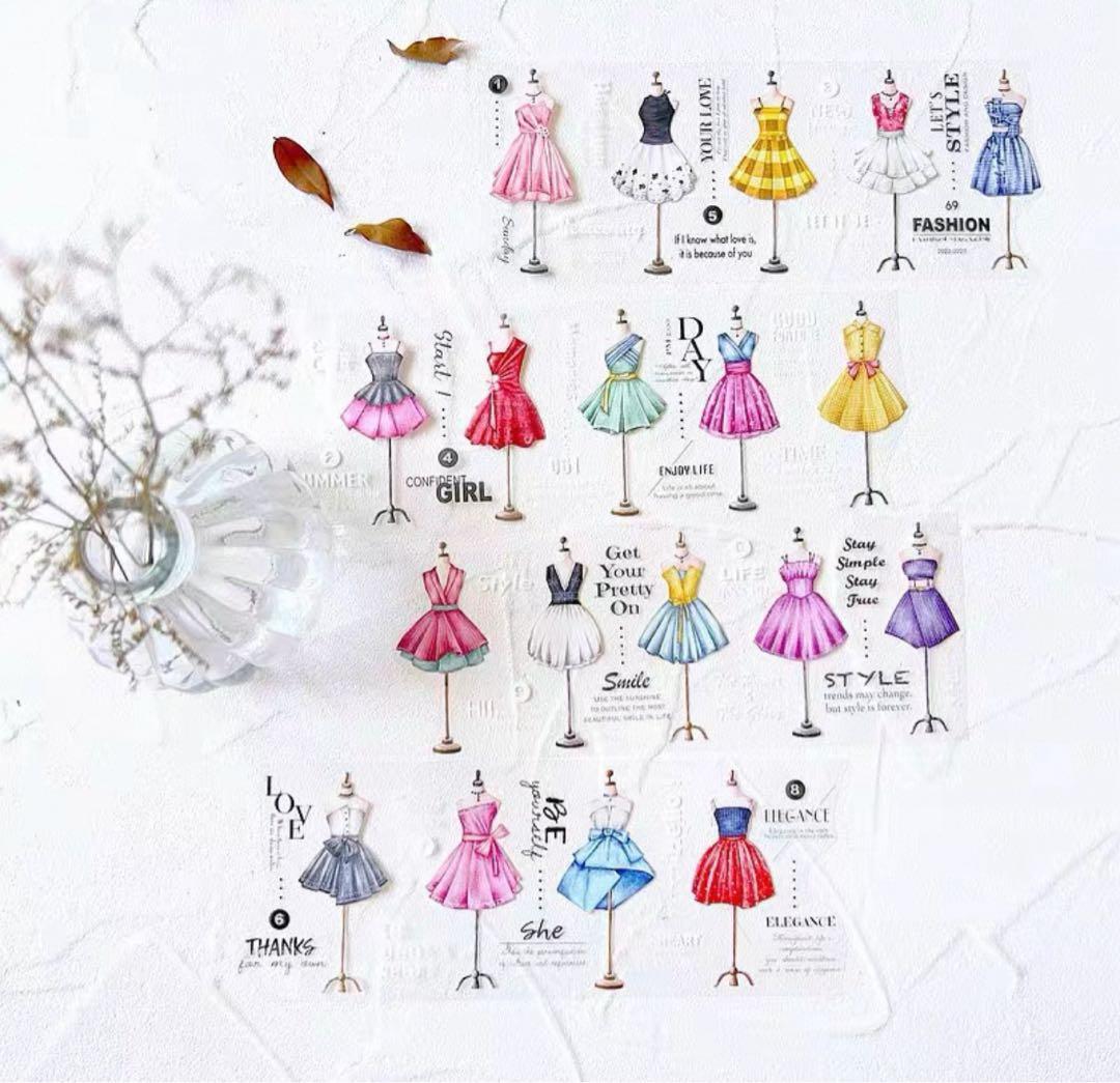 海外 PETテープ マスキングテープ ドレス