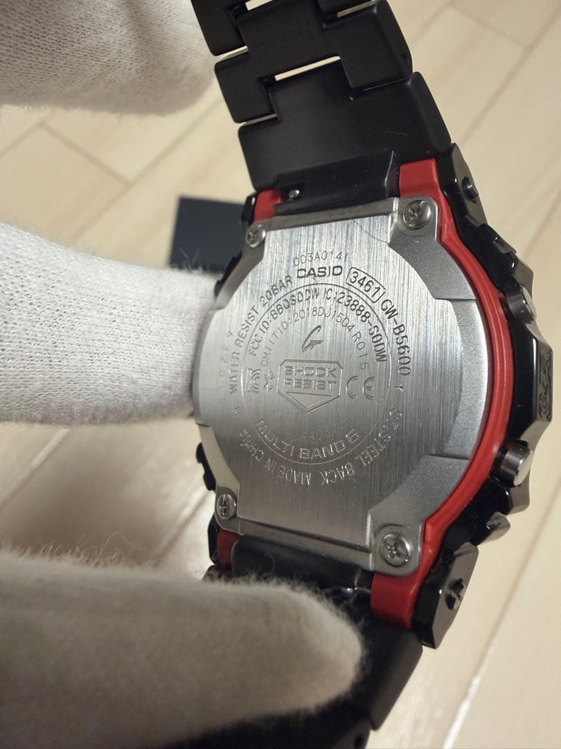 G-SHOCK GW-B5600HR Gショック フルメタル カスタム品