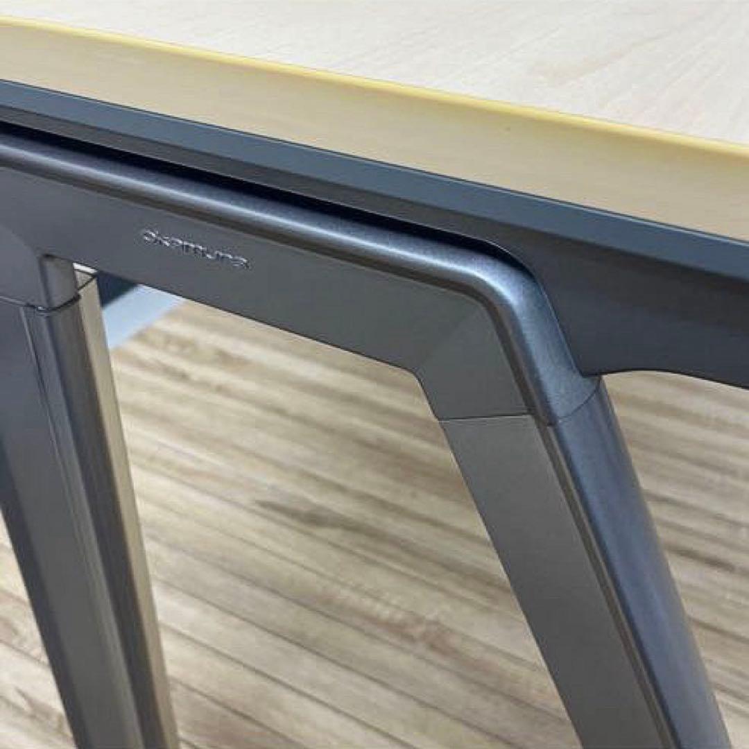 出品2/10まで★オカムラ 両ラウンド メインデスク ★3段サイドデスクは別出品