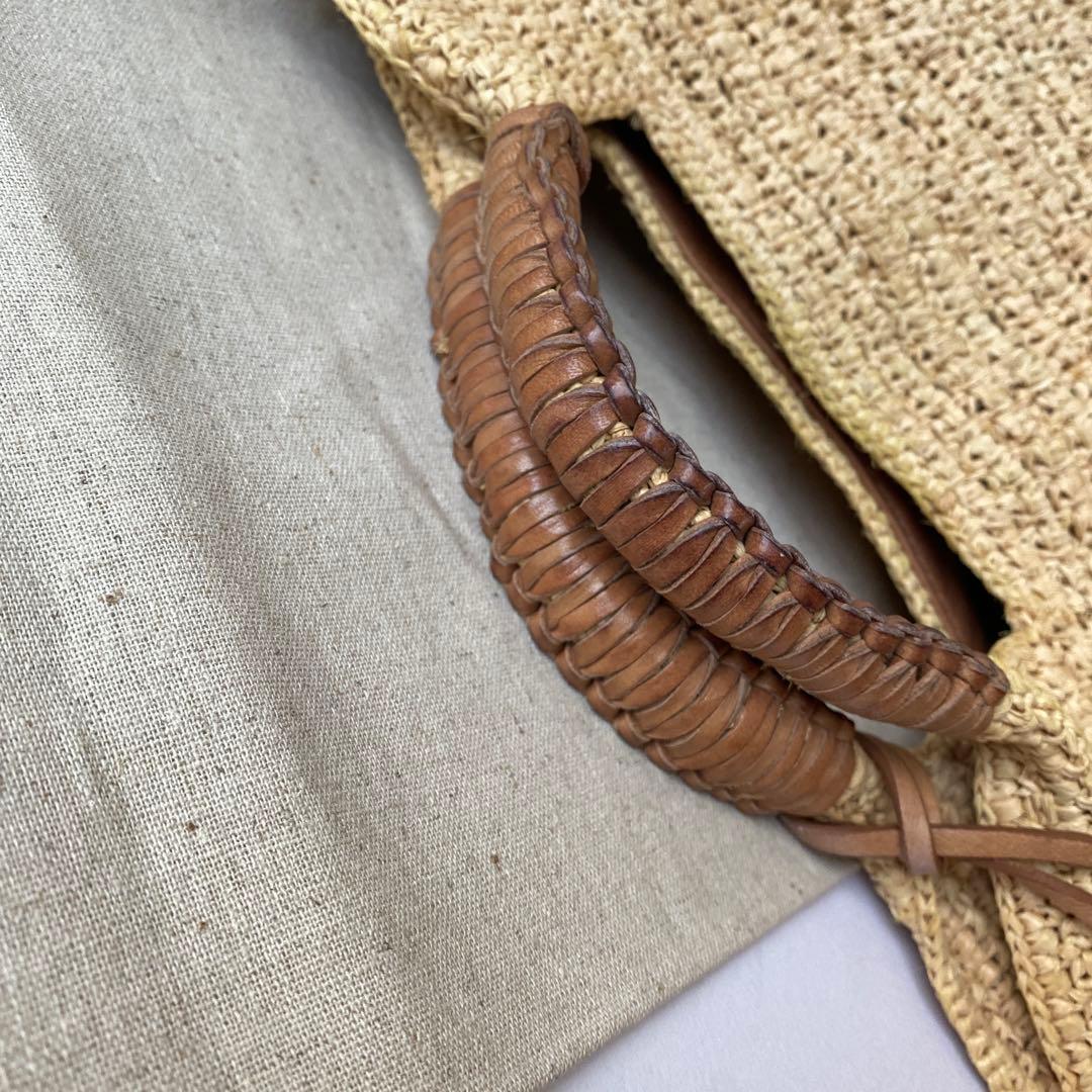 美品 HELENKAMINSKI ヘレンカミンスキー ピンク かごバッグ 大容量