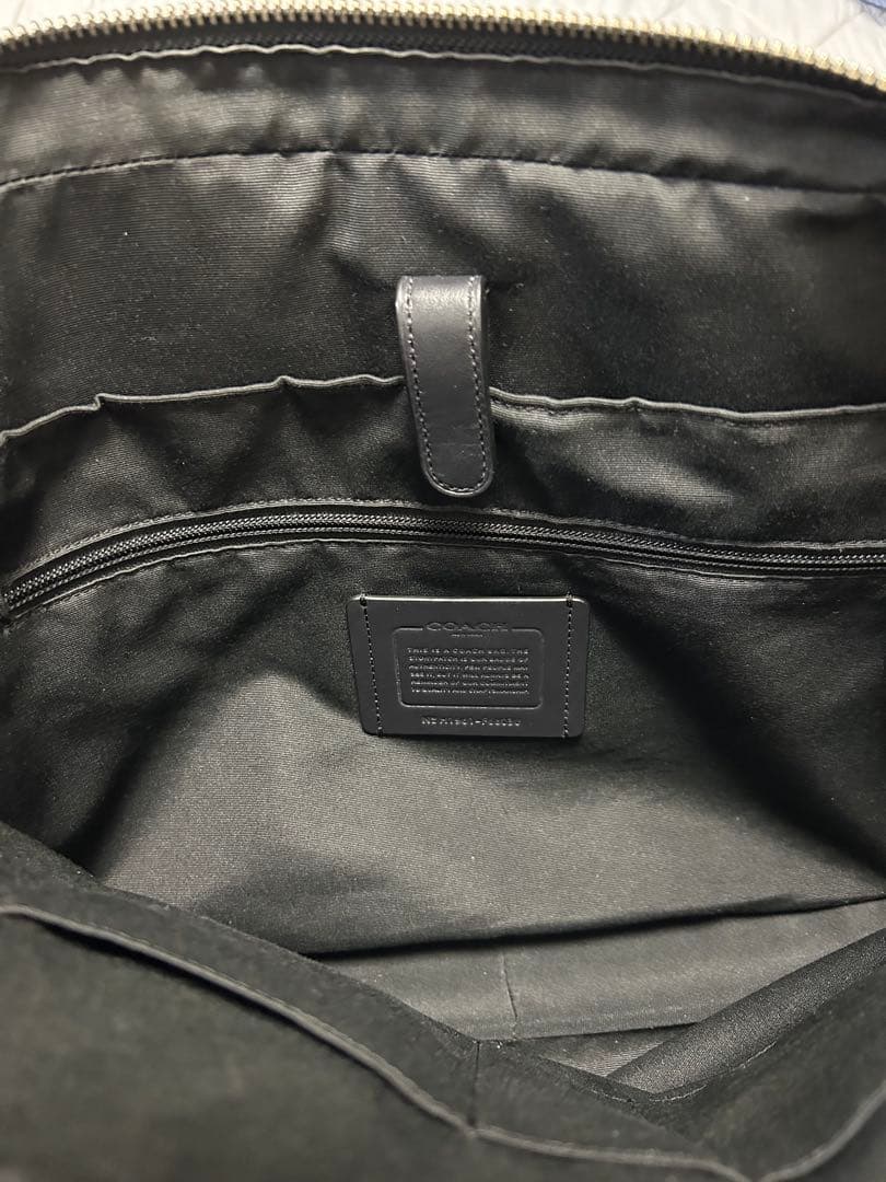 COACH ブラック ビジネスバッグ　ブリーフケース
