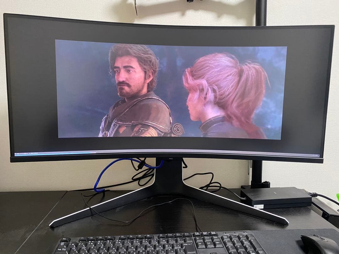 TCL miniled 量子ドットウルトラワイドゲーミングモニター34r83q