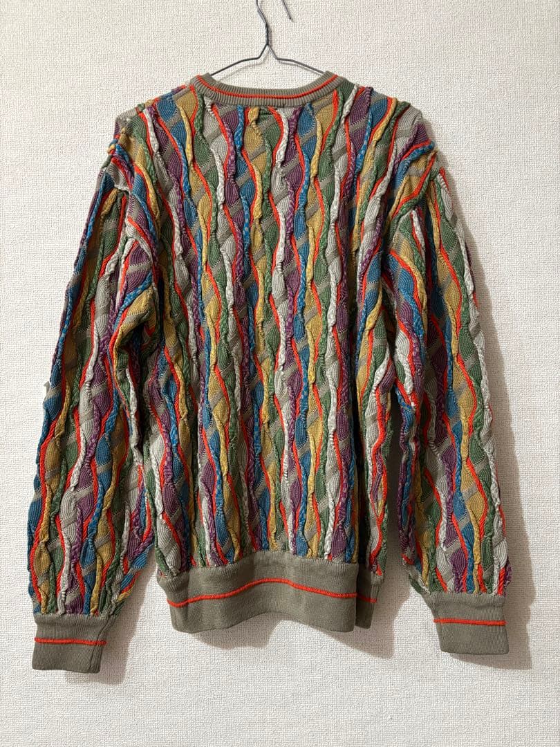 (値下げ)COGGI カラフル　ケーブルニットセーター