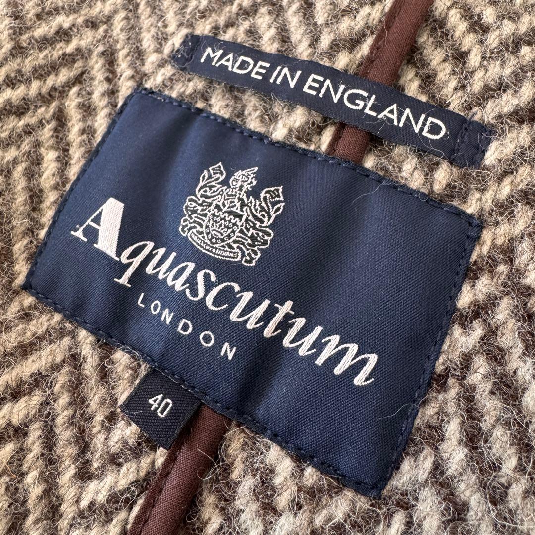 【希少・英国製】アクアスキュータム ダッフルコート Aquascutum