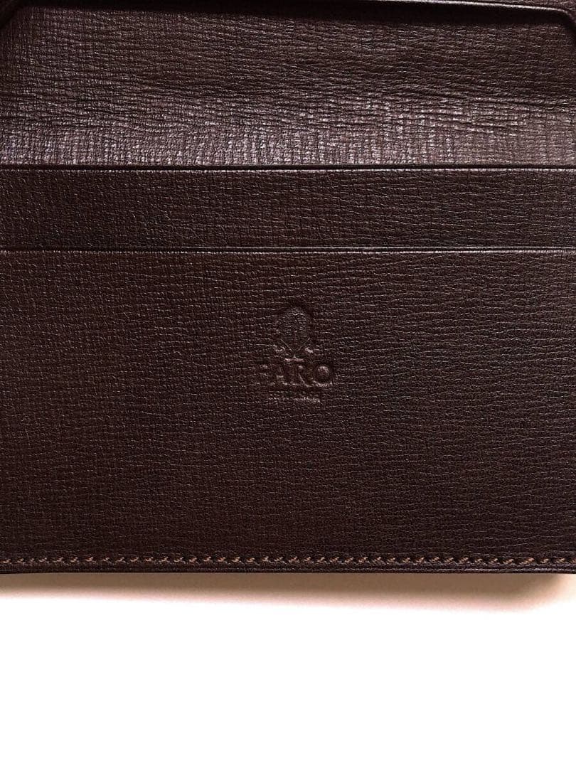 新品 ファーロ FARO 名刺入れ カードケース クロコ 本革 定価7.7万