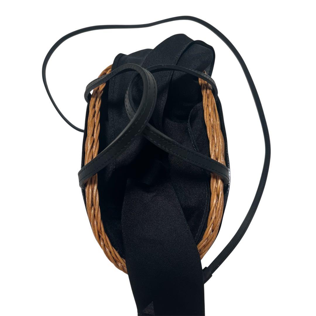 【美品】The Bagmati バグマティ　レザー　カゴバッグ　ブラック