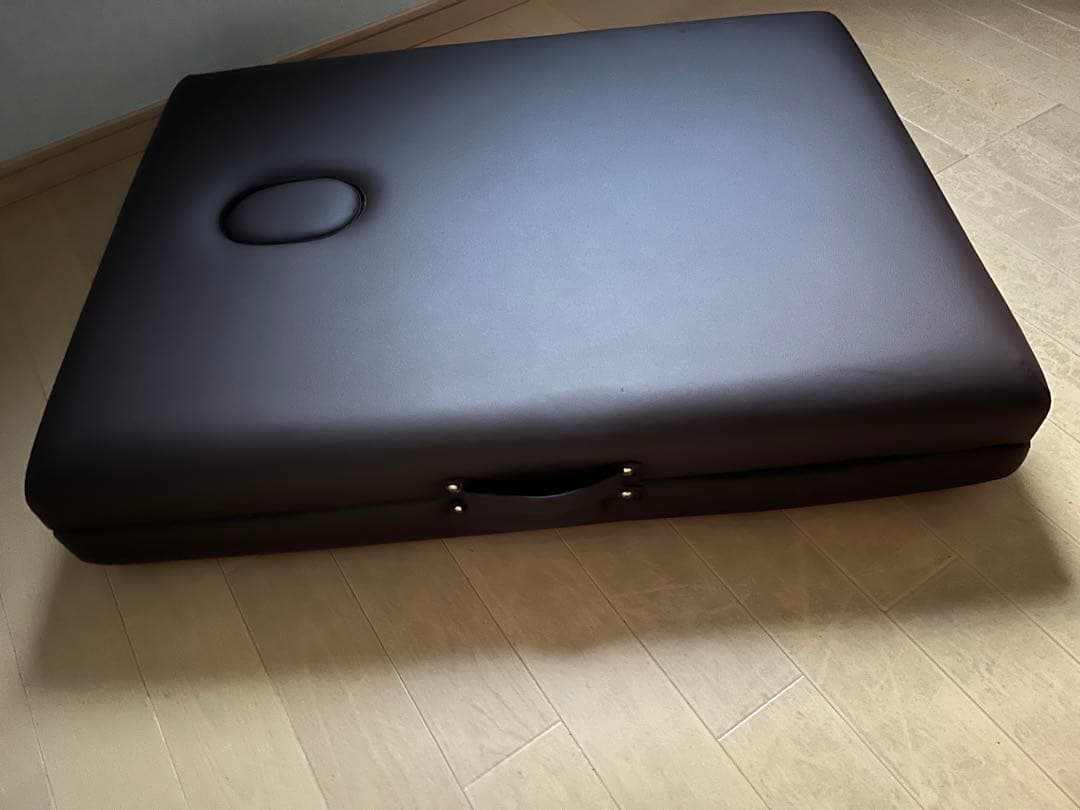 【値下げ】seven beauty折りたたみ式マッサージベッド ブラウン