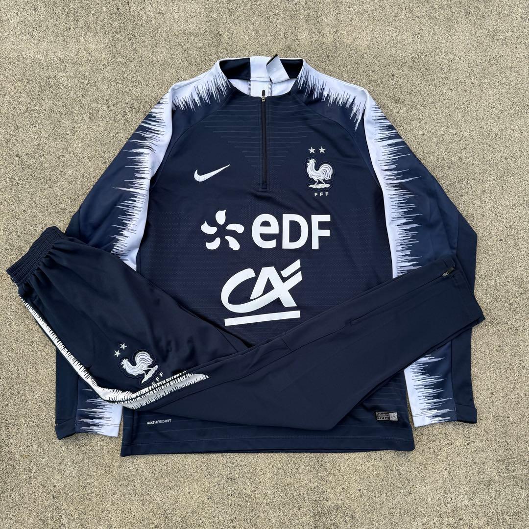 フランス代表 トレーニングウェア ドリルトップ ジャージ セットアップ