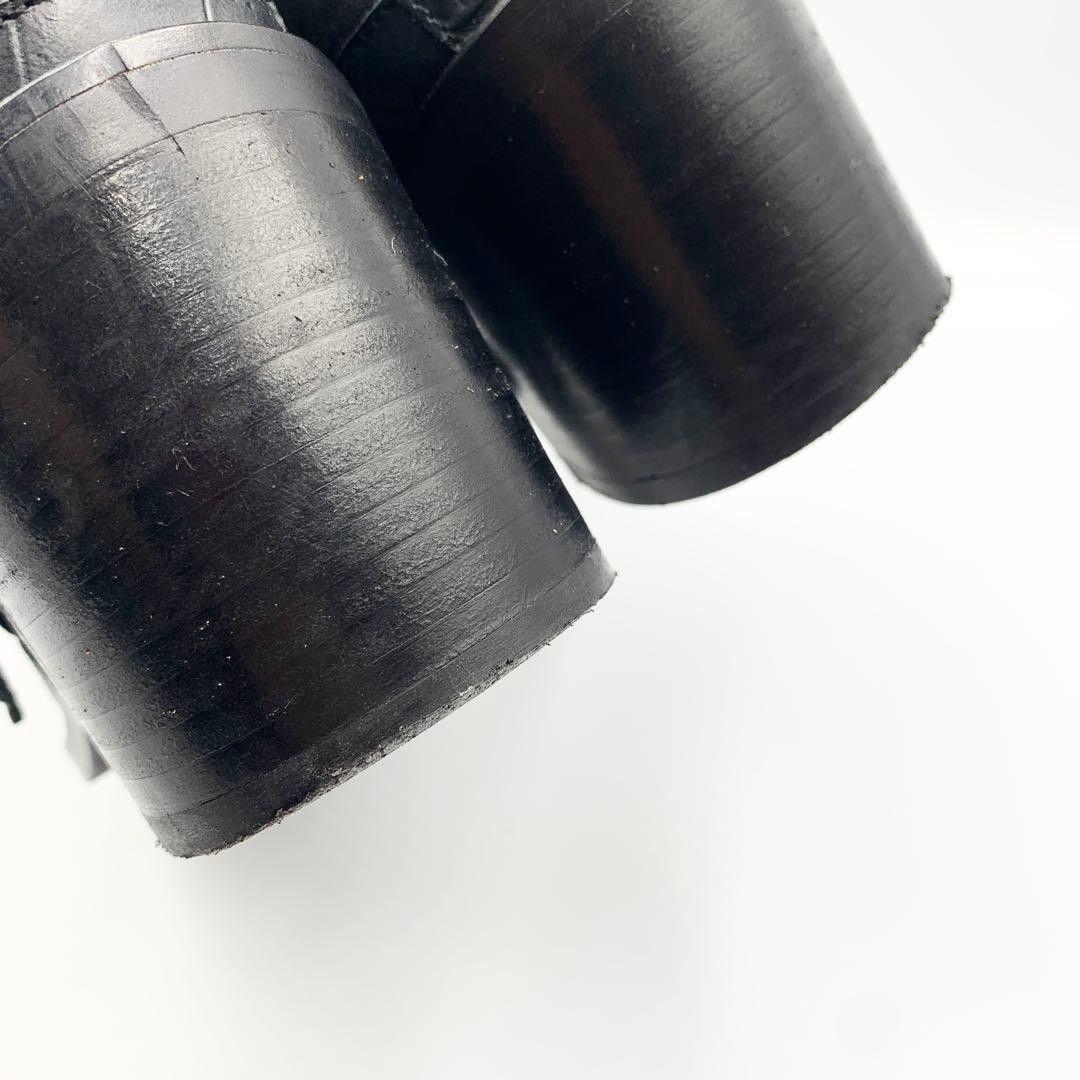 AWA様✨【近年モデル 松本恵奈着用】クラネ　ボリュームソールシューズ　牛革　黒