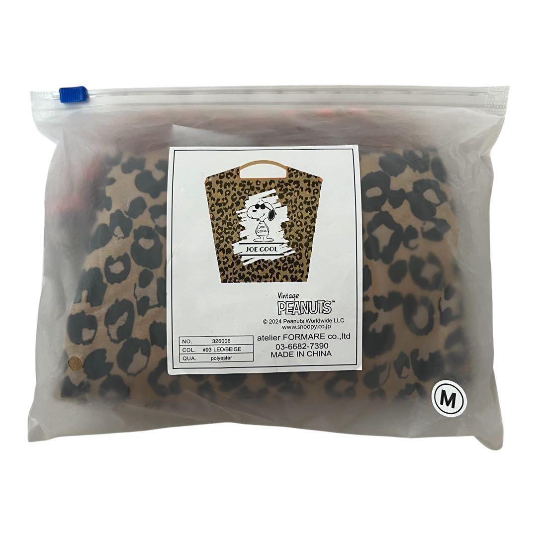 新品 未使用 ボールアンドチェーン 大阪限定 スヌーピ M レオパード バッグ