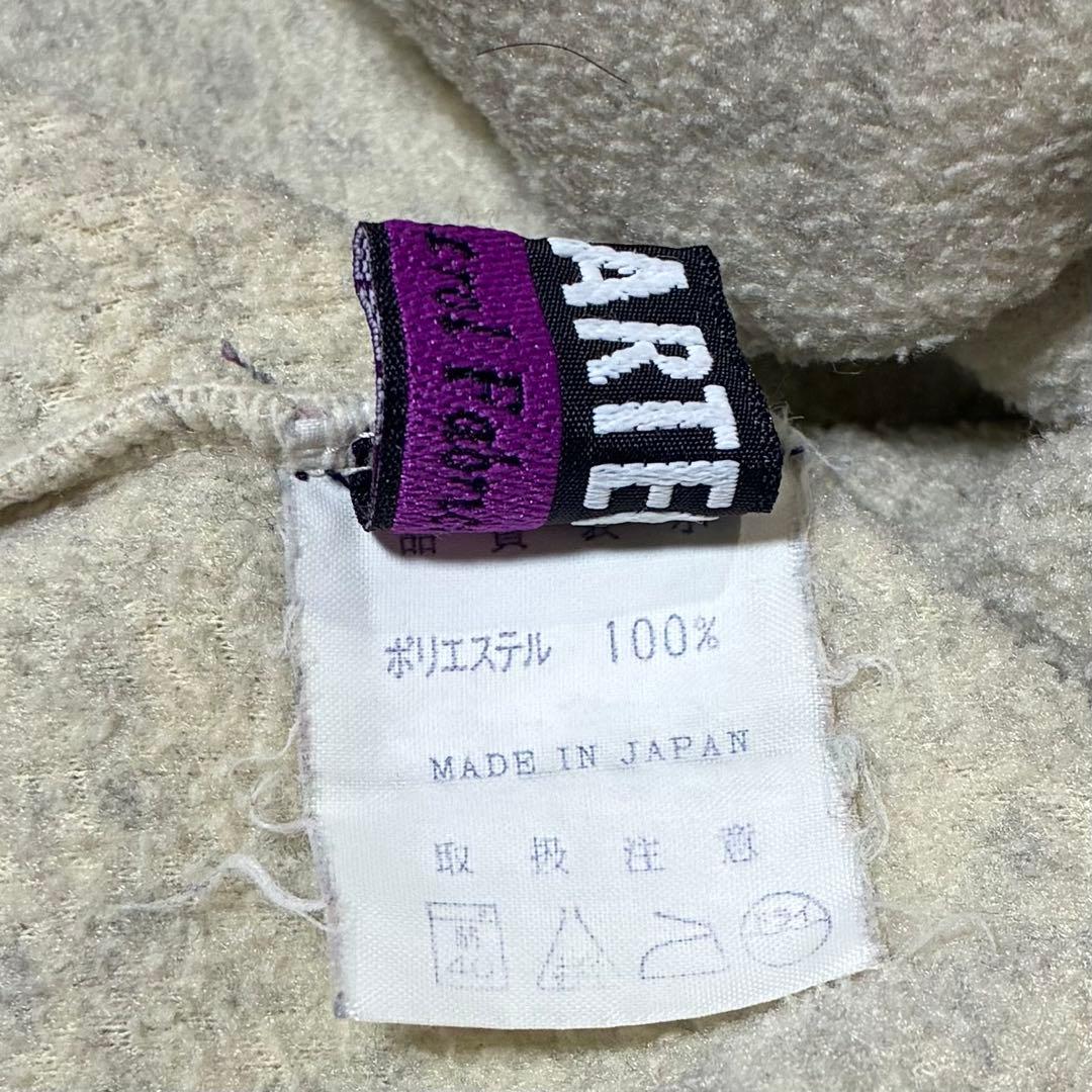90s モンベル フリース スウェット POLARTEC 日本製 ラグラン 刺繍