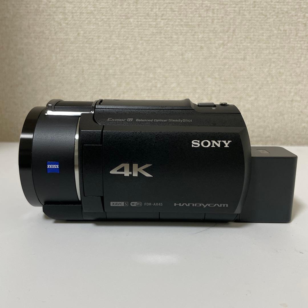 SONY HANDYCAM FDR-AX45 ブラック　4K・Wi-Fi対応