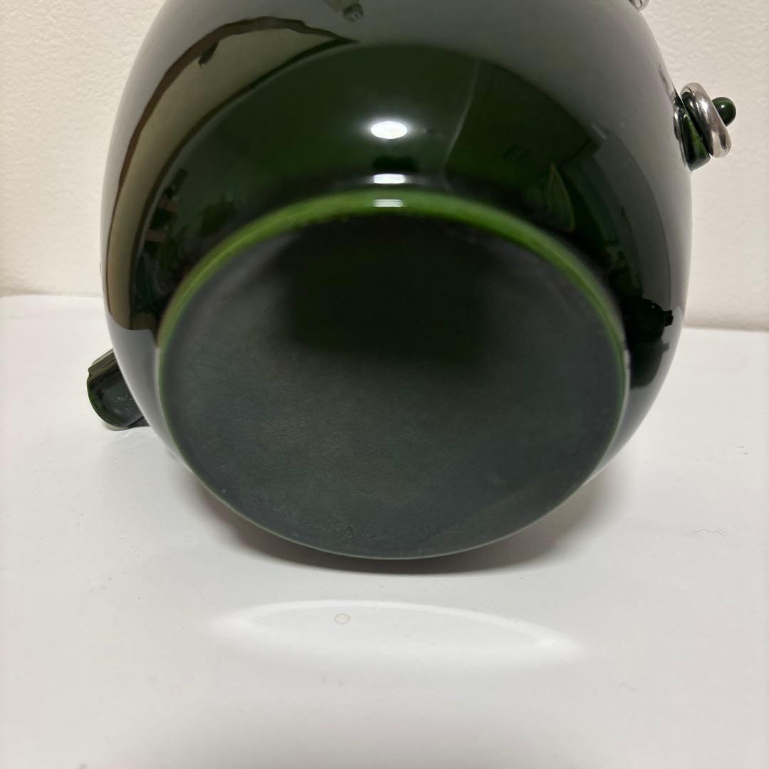 ストウブstaub ラウンド ティーポット 丸型 やかん ケトル　バジルグリーン