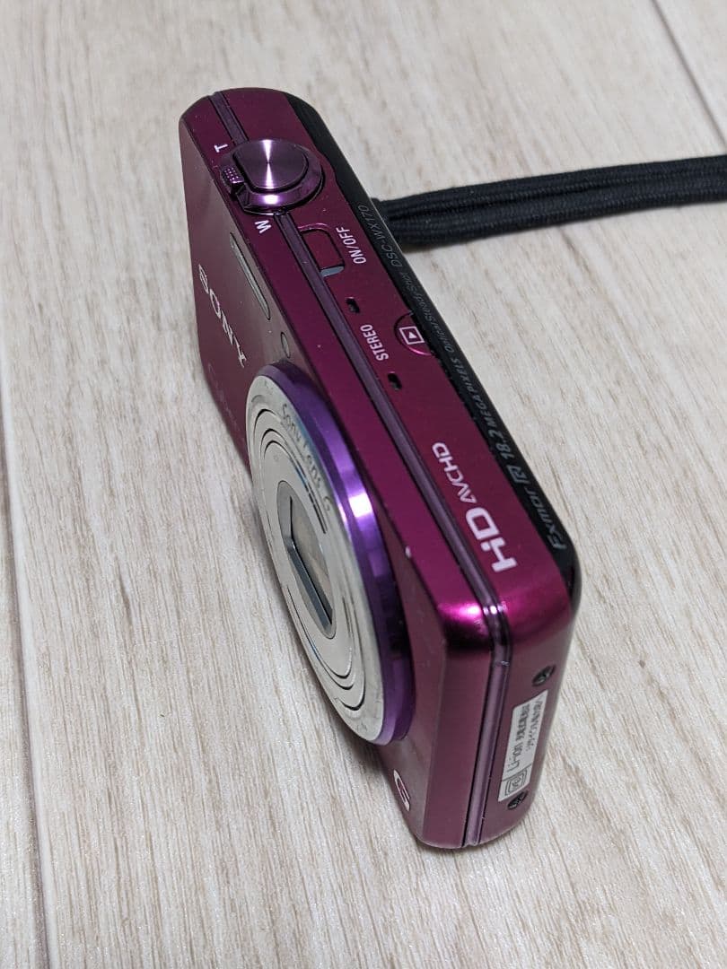 SONY デジカメ wx170　動作確認済み! 1820万画像！色ピンク