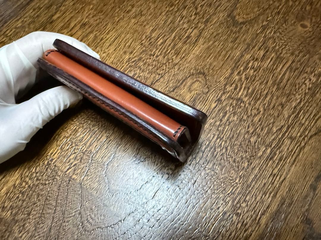 フラットヘッド　コードバン　名刺入れ