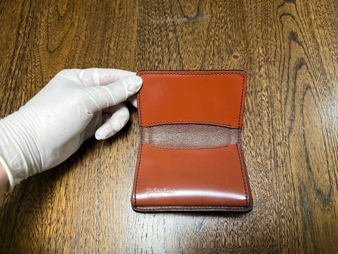 フラットヘッド　コードバン　名刺入れ