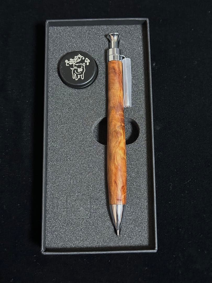 こぶた工房シャープペンシル 屋久杉極上杢0.5mm