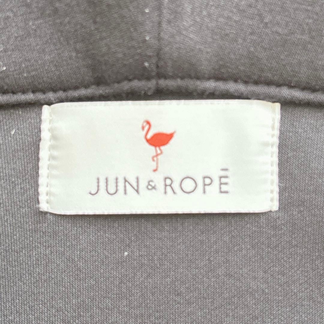 ジュン アンド ロペ エンボスロゴ フーディージップ長袖ブルゾン ゴルフウェア