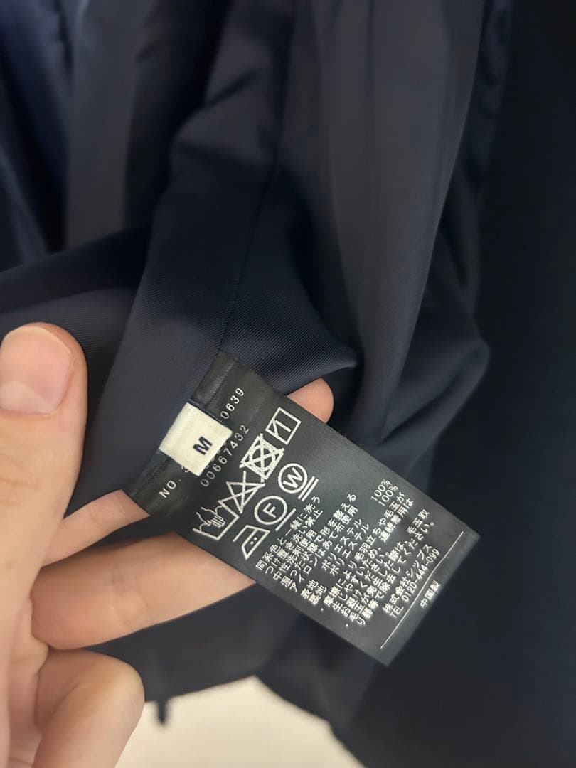 え*み様 SHIPS <手洗い可能>ウールライクジャージーメルトン 2WAY P