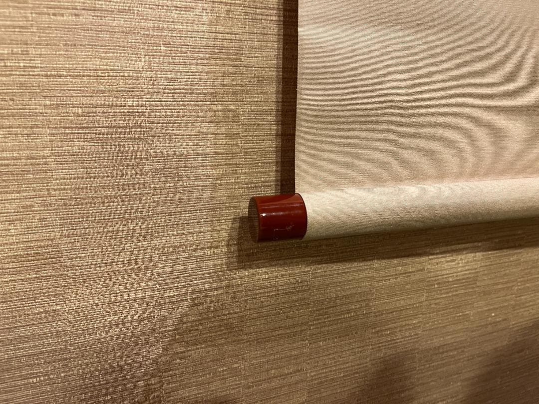 堀内宗完　兼中斎　一行　桃花笑春風　茶掛軸　表千家　茶道具