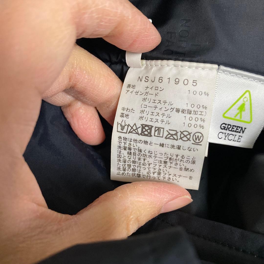 美品　ノースフェイス　スノーウェア　スキースノボ　下のみ　黒130