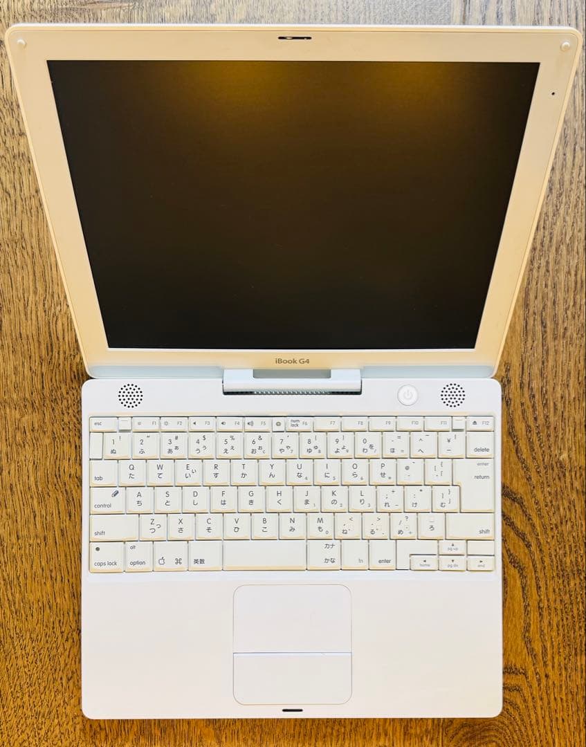 【中古】iBook G4 12インチ ホワイト 充電器つき