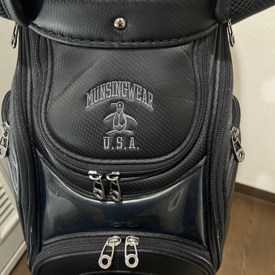 マンシングウェアキャディーバッグ黒