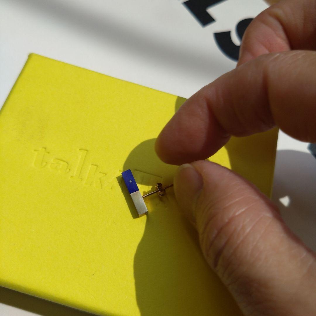 talkative トーカティブ　stick_Pierced ラピスラズリ　片耳