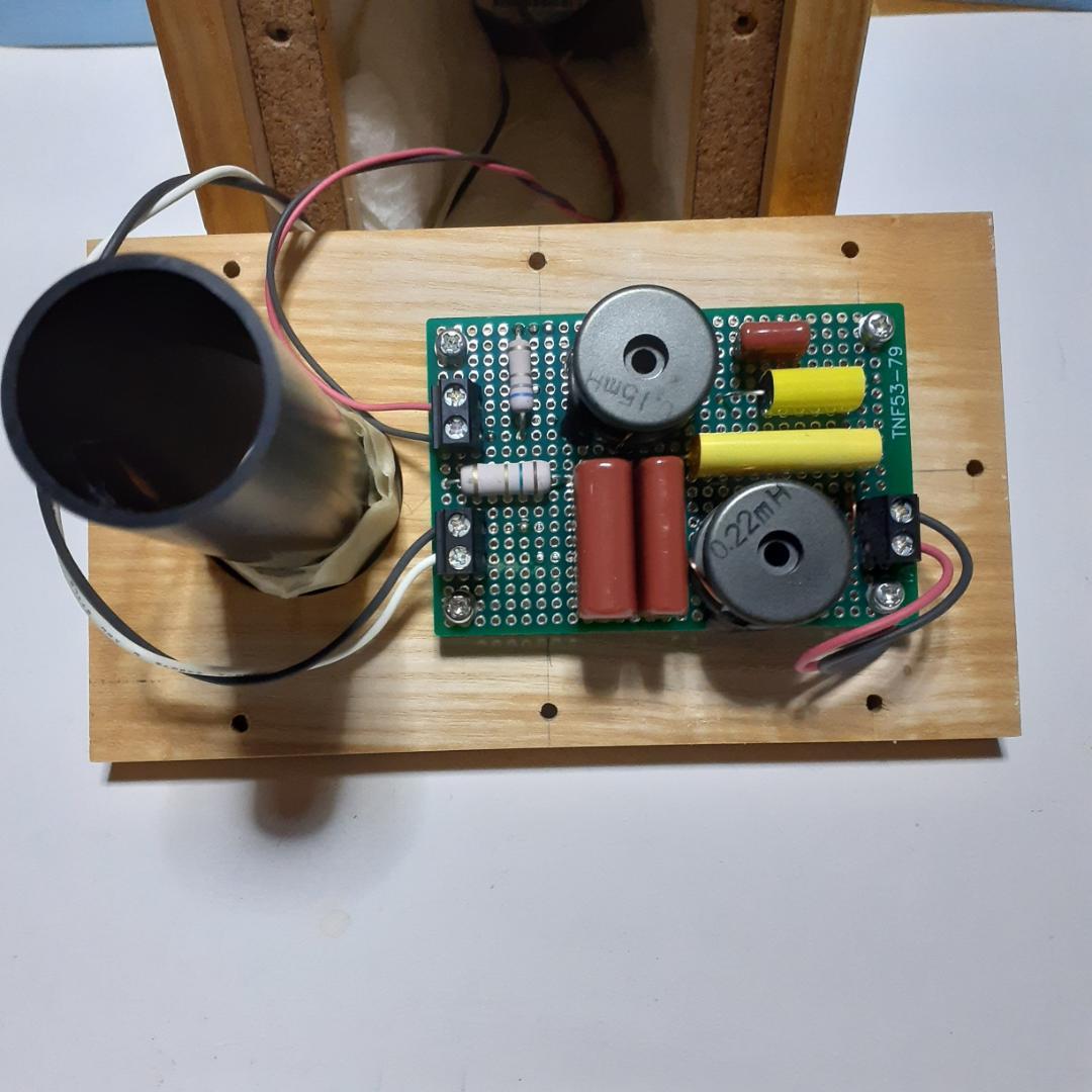 Peerless PLS-P830985　2way 自作タモ12mm厚1枚板使用