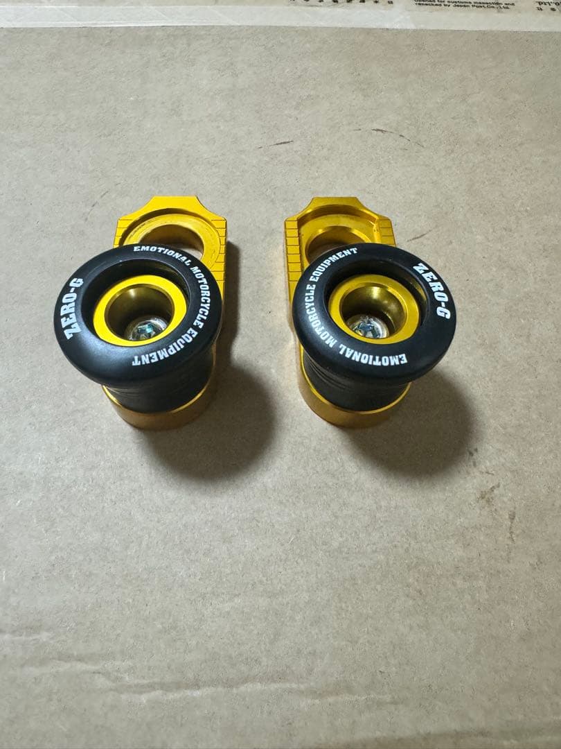 ZERO-G アルミ製スライダー ゴールド　wr250x wr250r