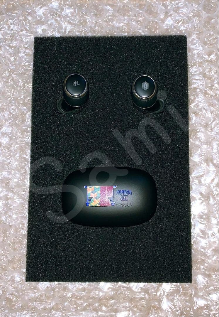 鬼滅の刃 冨岡義勇モデル ONKYOワイヤレスイヤホン AOW01 専用ケース付
